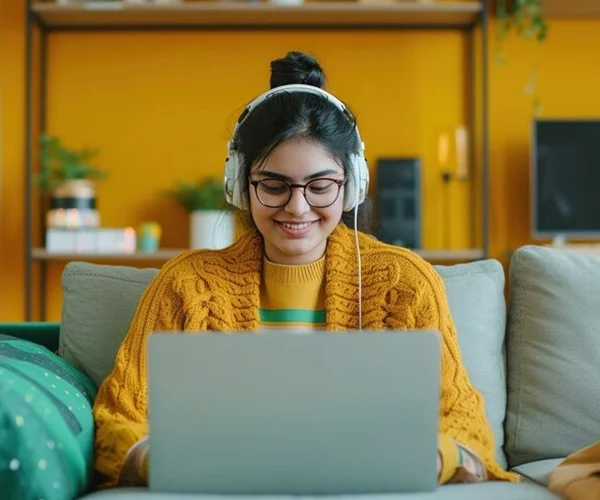 Student pursuing higher education